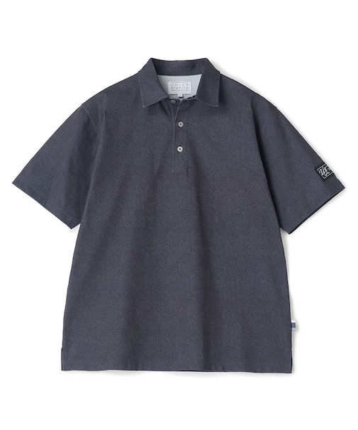 ドットメッシュプリントポロシャツ＜ストレッチ・軽量・ハンドウォッシャブル・通気性＞