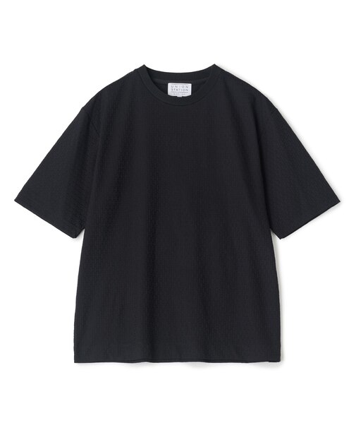 マルチファンクションジャガードTシャツ＜ストレッチ・速乾・イージーケア・ハンドウォッシャブル・UVカット・抗菌・防臭＞