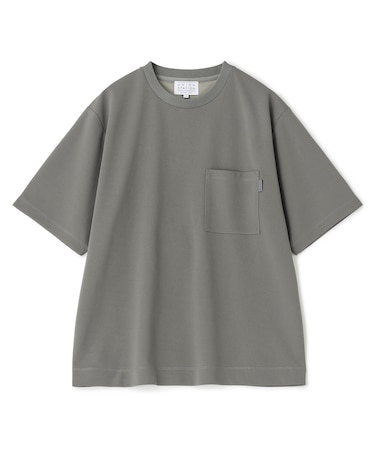 梨地ポンチポケットTシャツ＜ストレッチ・マシンウォッシャブル＞