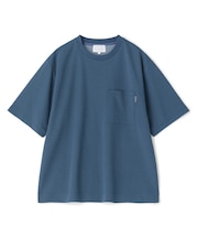 梨地ポンチポケットTシャツ＜ストレッチ・マシンウォッシャブル＞