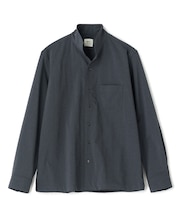 SMARTTECH ナイロンストレッチ スタンドカラーシャツ＜接触冷感/ストレッチ/防シワ性/ウォッシャブル＞