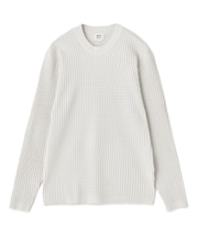 ブリスタージャカード 変形ケーブルモックネックロングTEE