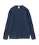 ブリスタージャカード 変形ケーブルモックネックロングTEE