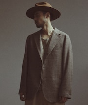 【BASED ON MEN'S BIGI HERITAGE】グレンチェック リラックスジャケット