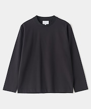 シルケットスムースクルーネックテイラーTシャツ
