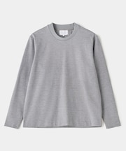 シルケットスムースクルーネックテイラーTシャツ