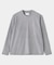 シルケットスムースクルーネックテイラーTシャツ