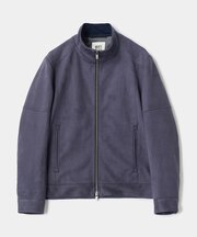 フェイクスエードダンボール ライダースジャケット