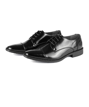 【大きいサイズ対応~30cm/防滑】外羽根ストレートチップ ビジネスシューズ(2671)