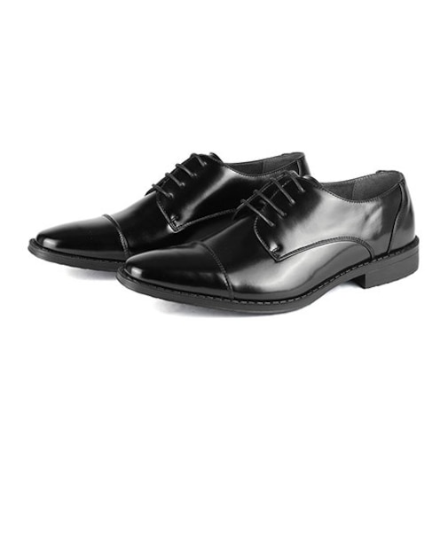 【大きいサイズ対応~30cm/防滑】外羽根ストレートチップ ビジネスシューズ(2671)