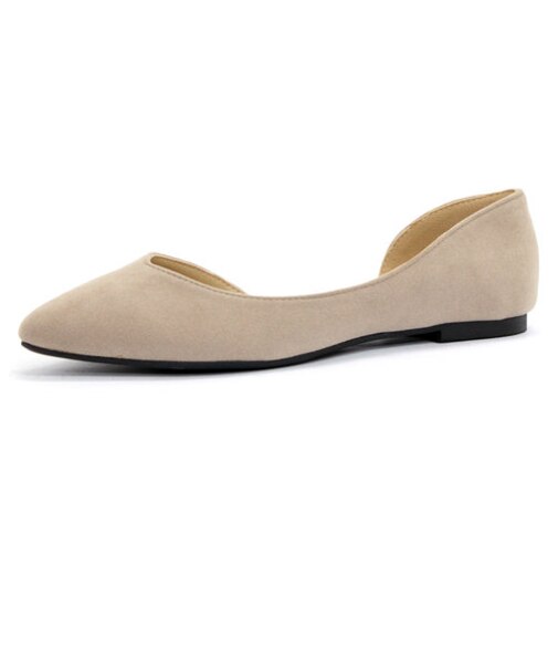 サイドオープンフラットパンプス【1cmヒール】(5403)