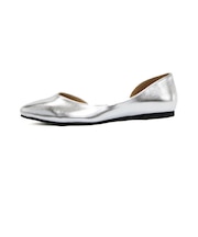 サイドオープンフラットパンプス【1cmヒール】(5403)