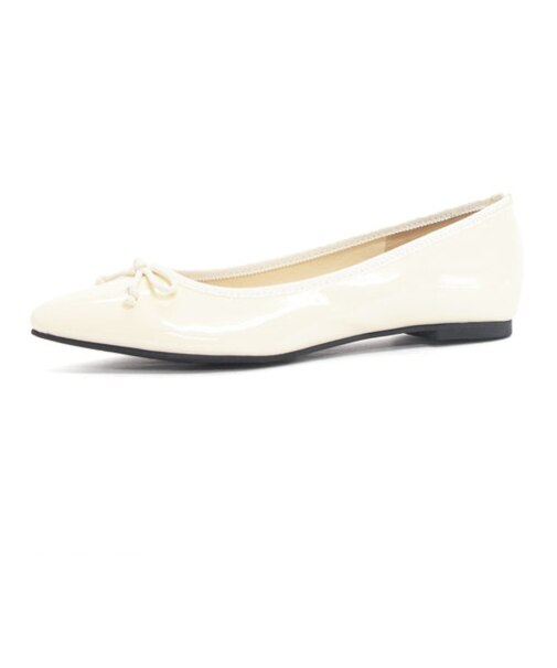 クッション入 エナメルバレエシューズ(5420)