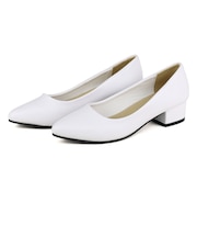 チャンキーヒールパンプス【ローヒール】【3.5cm】(5422)
