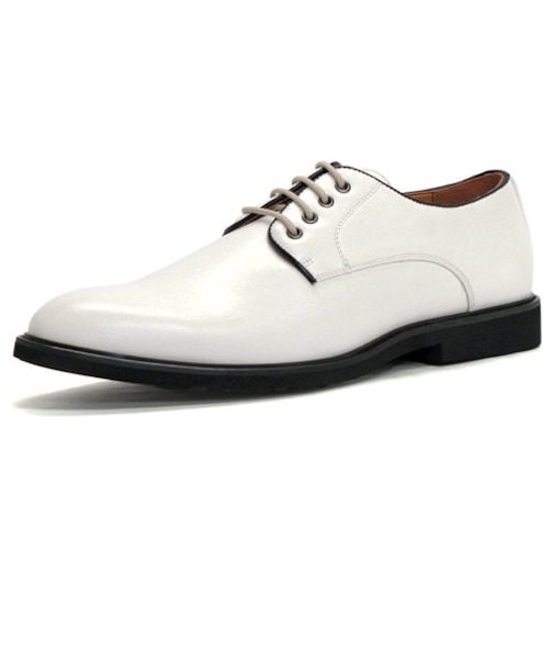 外羽根プレーントゥ レースアップシューズ(2336)