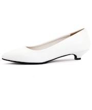 スムースポインテッドトゥ パンプス【3cmヒール】(5424)