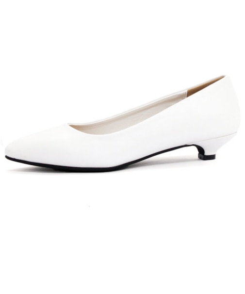 スムースポインテッドトゥ パンプス【3cmヒール】(5424)