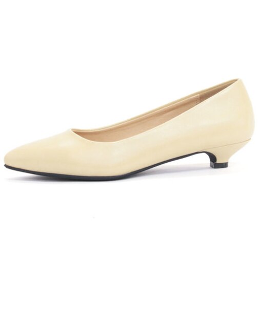 スムースポインテッドトゥ パンプス【3cmヒール】(5424)