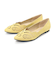 カットワークフラットパンプス【0.7cmヒール】(5574)