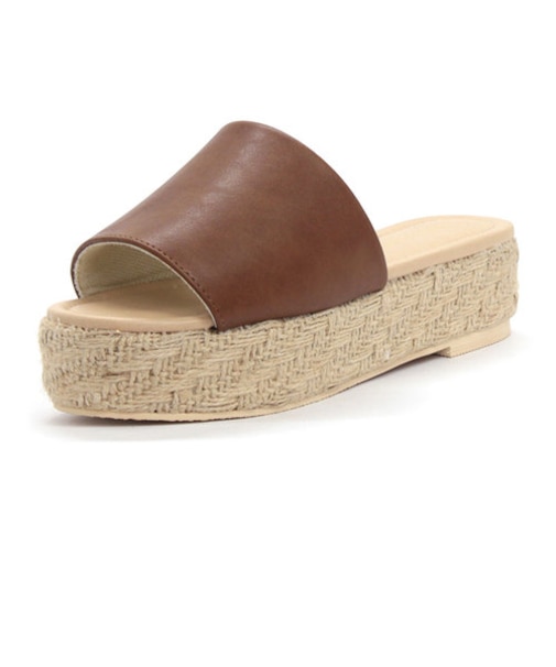 厚底ジュートソールサンダル【4cm】(4013)