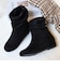 ブーツ レディース スエード 冬 インヒール 5cmヒール 防寒 ショート 厚底 ミドル 暖かい ボア 合成皮革 折り返し グレー ブラック ブラウン 歩きやすい くしゅくしゅ ルーズ ナウシカ (9005)