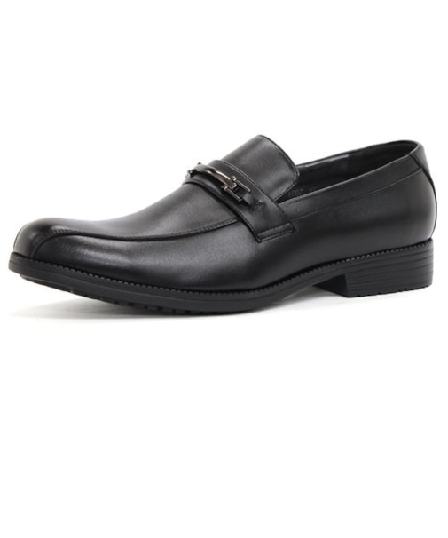 【天然皮革/撥水/軽量】走れる!ビットローファー スワールモカ ビジネスシューズ(6007)