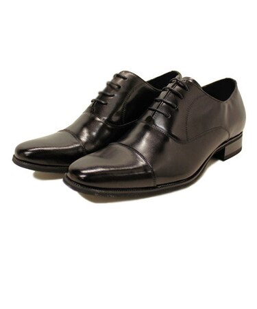 【牛革/+6cm身長UP】内羽根ストレートチップ ビジネスシューズ(8970)