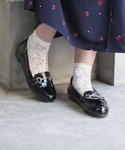 クッション入 フラットビットローファー(3018)