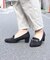 クッション入り ヒールビットローファー【5cm】(3019)