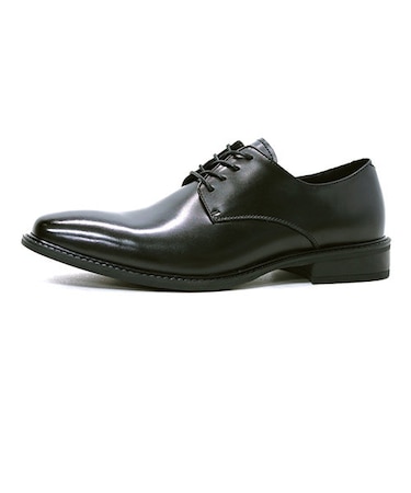 【本革】外羽根プレーントゥ ビジネスシューズ (6911)