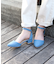 クッション入り セパレートストラップフラットパンプス【3.5cmヒール】 (5391-3)