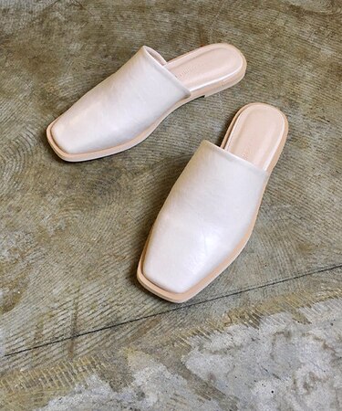 クッション入り スクエアトゥサンダル(4112)