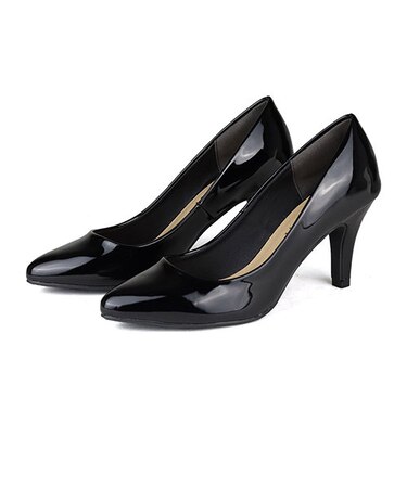 【軽量/低反発】走れる美脚パンプス【8cmヒール】(5314-1)