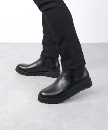 厚底シャークソールサイドゴアブーツ【4cmヒール】(6315)