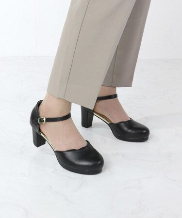 ★新色登場★スカラップセパレートパンプス【6.5cmヒール】(5480-1)