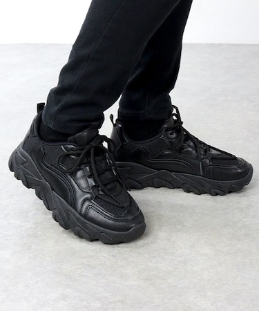 厚底メッシュスニーカー (1578)