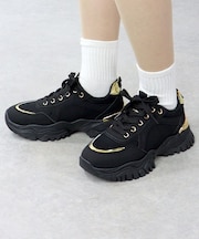 厚底メッシュスニーカー (1579)