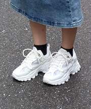 厚底メッシュスニーカー (1577)