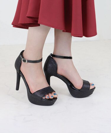 ハイヒールストラップパンプス (1207)