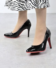 ポインテッドレッドソールパンプス (1114)