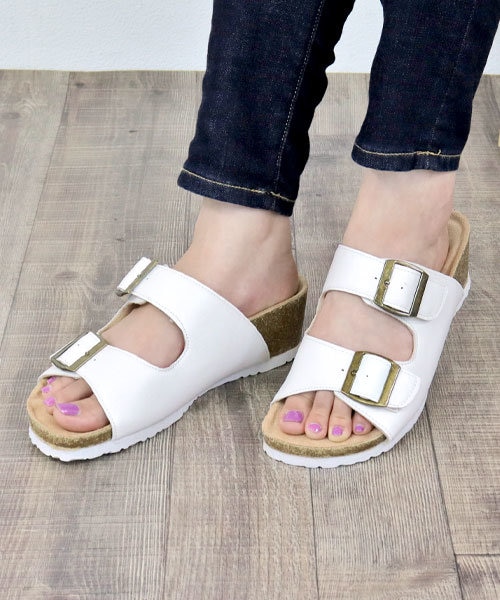 お値下げ⭐︎ SLIPPER ウェッジソールサンダル US6 限定品 byあしながおじさん サンダル レディース ウェッジソール