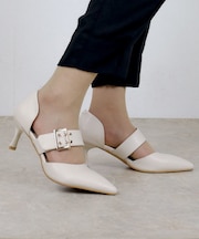 ゴールドバックルセパレートパンプス (1175)