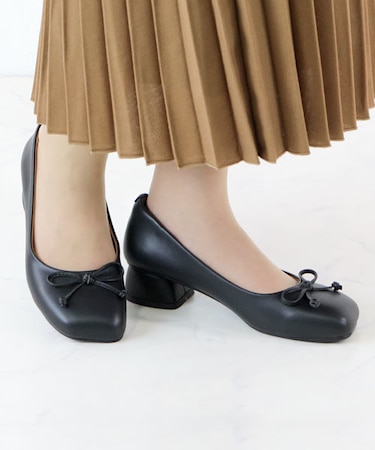 オブリークトゥリボンパンプス (1180)