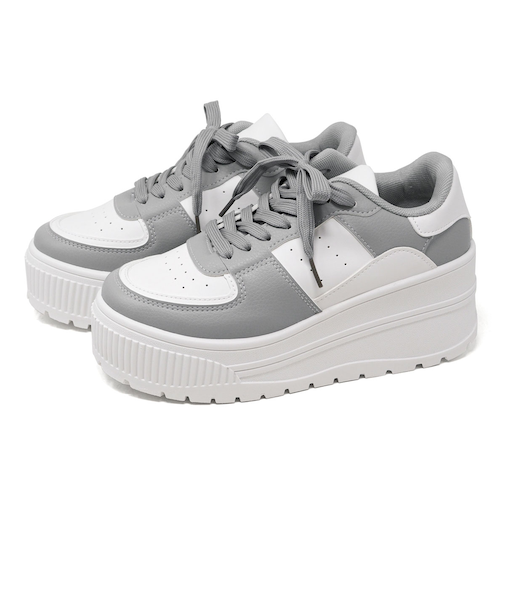 厚底ローカットスニーカー (1650)