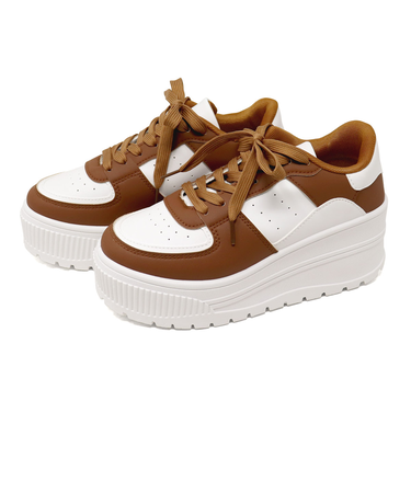 厚底ローカットスニーカー (1650)