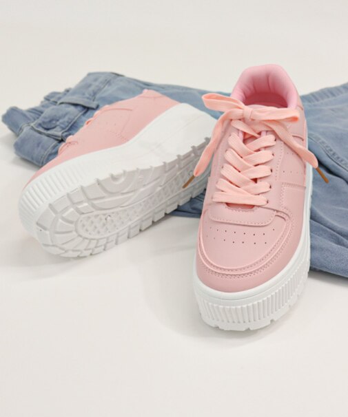 厚底ローカットスニーカー (1650)