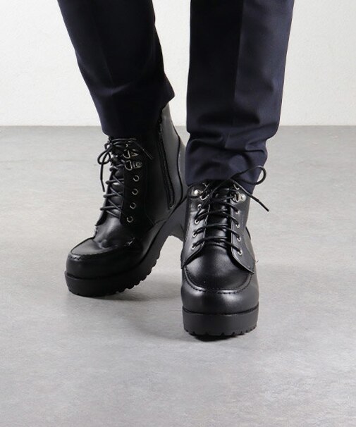 ハイヒールUチップブーツ (1605M)