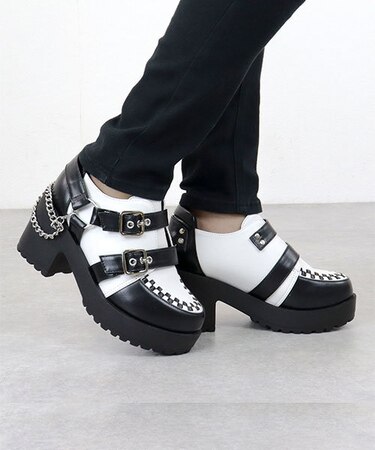 ハイヒール2ベルトシューズ (1611M)