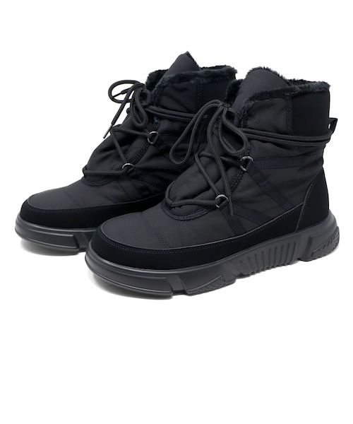 コンバース ネクスター ブラックモノ 黒 ショートブーツ スノトレ