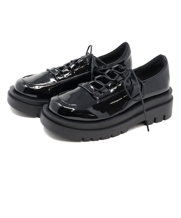 LiBERTYDOLL 厚底 レースアップ マニッシュ デザインシューズ (3062)